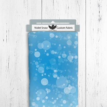 Pastel Xmas Blue Bokeh
